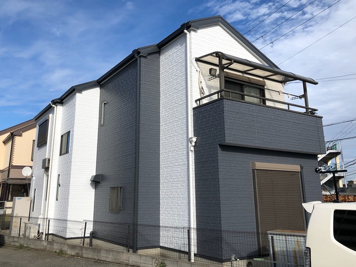 堺市西区　M様邸　外壁・屋根塗装工事　2022年10月完工　