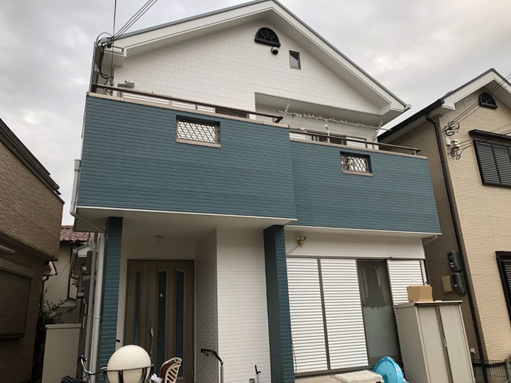 貝塚市　K様邸　外壁・屋根塗装工事　2023年4月完工