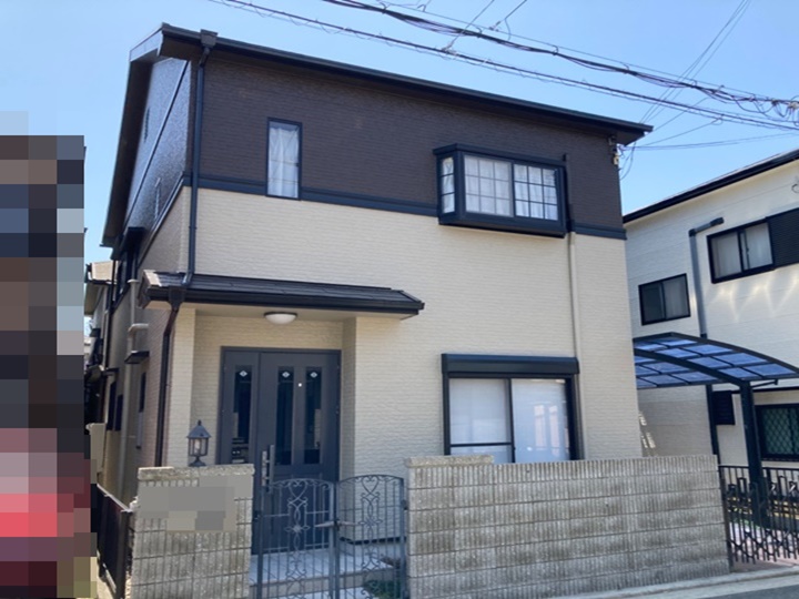 堺市西区　N様邸　外壁・屋根塗装工事　2022年4月完工