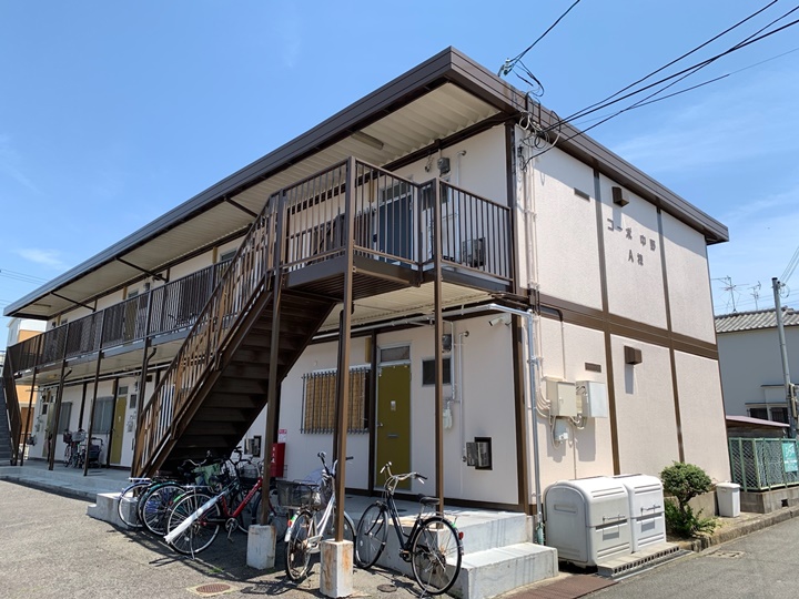 堺市中区　コーポ中野A棟　外壁・屋根塗装工事　2022年5月完工
