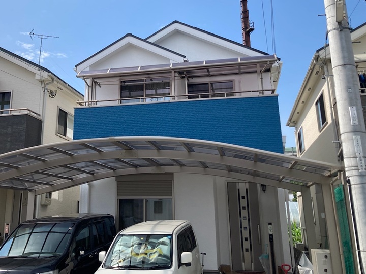 堺市西区　K様邸　外壁・屋根塗装工事　2022年6月完工　