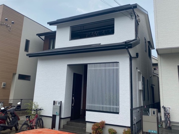 堺市西区　D様邸　外壁・屋根塗装工事　2022年7月完工　
