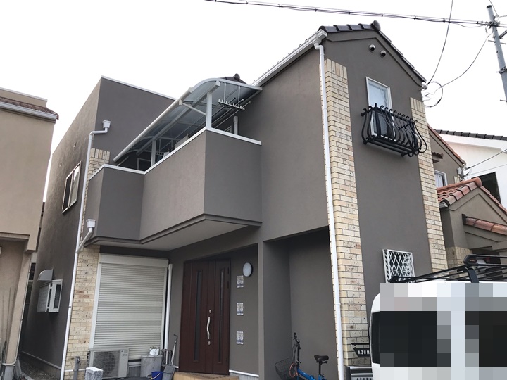 堺市北区　A様邸　外壁・屋根塗装工事　2022年12完工