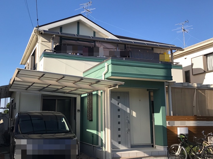 堺市東区　K様邸　外壁・屋根塗装工事　2022年　10月完工