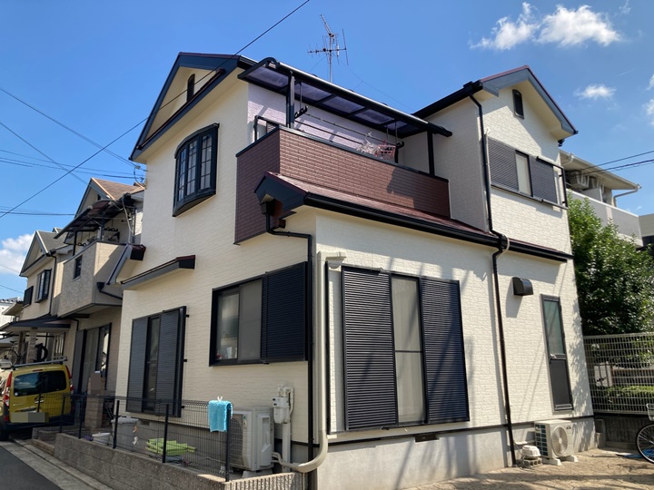堺市中区　M様邸　外壁・屋根塗装工事　2022年10月完工　
