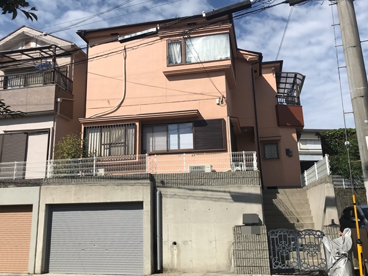 堺市西区　O様邸　外壁・屋根塗装工事　2022年10月完工