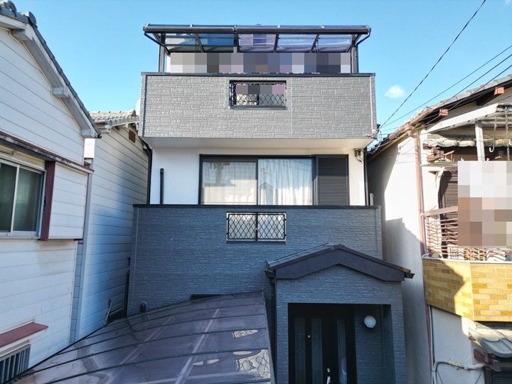 堺市西区　T様邸　外壁・屋根塗装工事　2023年完工