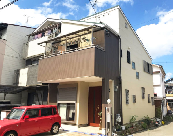 堺市東区 U様邸 外壁屋根塗装事例