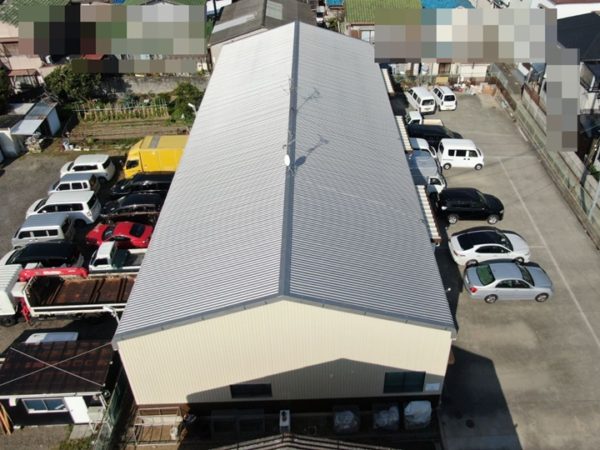 堺市西区　D様倉庫　外壁塗装・屋根改修工事