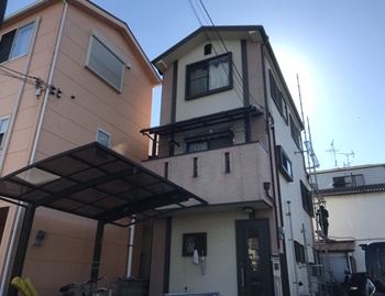 堺市西区　I様邸　外壁・屋根塗装工事