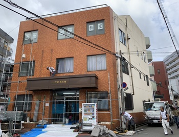 堺市中区　在日本大韓民国団　外壁改修・内装工事