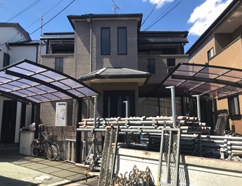 堺市西区　O様邸　外壁・屋根塗装塗り替え工事