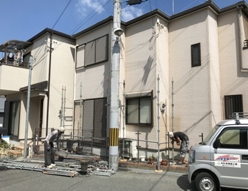 堺市中区　D様邸　外壁・屋根塗装工事