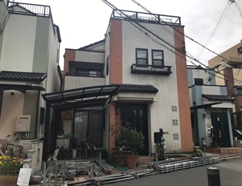 堺市中区　F様邸　外壁・屋根塗装塗り替え工事