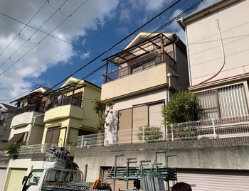 堺市西区　M様邸　外壁・屋根塗装塗り替え工事