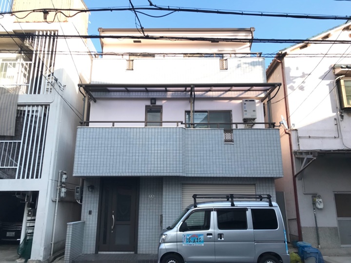 大阪市　N様邸　外壁・屋根塗装工事