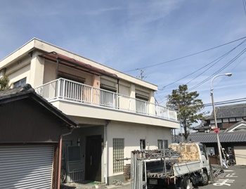 堺市北区　Ａ様邸　外壁・防水改修工事