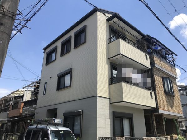 堺市中区　O様邸　外壁塗装・屋根塗装・アンテナ交換工事