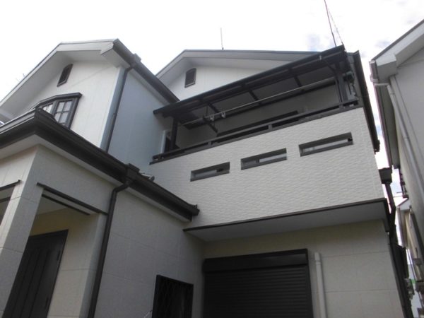 堺市西区　Ｎ様邸　外壁・屋根塗装工事