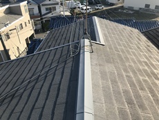 施工前の屋根です。	