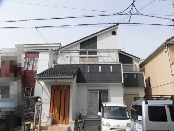堺市西区　T様邸　外壁塗装・テラス新設工事