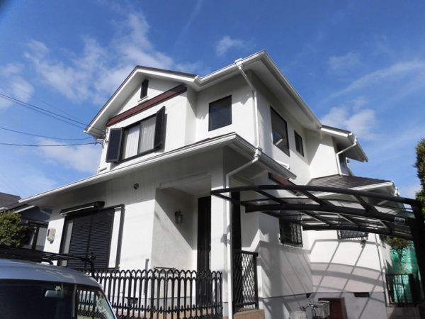 堺市美原区　Ｉ様邸　外壁・屋根・基礎塗装工事