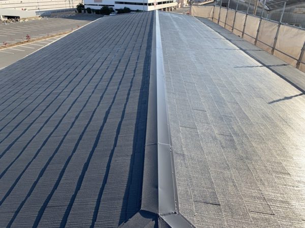 堺市堺区　Kハイム　台風災害　屋根・樋修繕工事