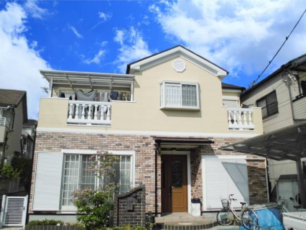 和泉市箕形町　Ｎ様邸　外壁・屋根塗装塗替え工事