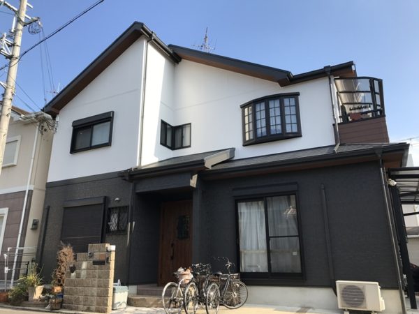 堺市西区　H様邸　外壁・屋根塗装・ドアカバー工法工事