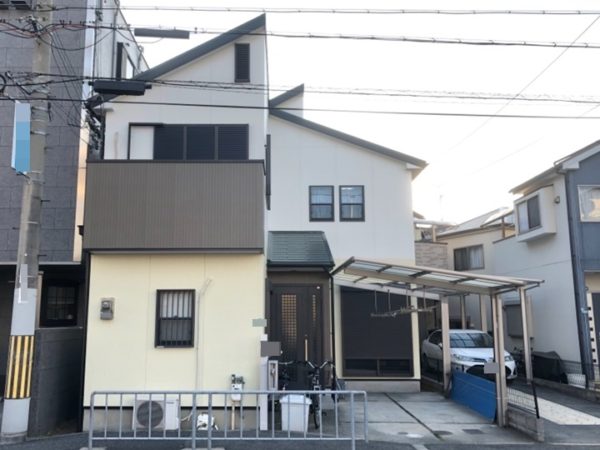 堺市堺区　A様邸　外壁塗装・屋根塗装工事