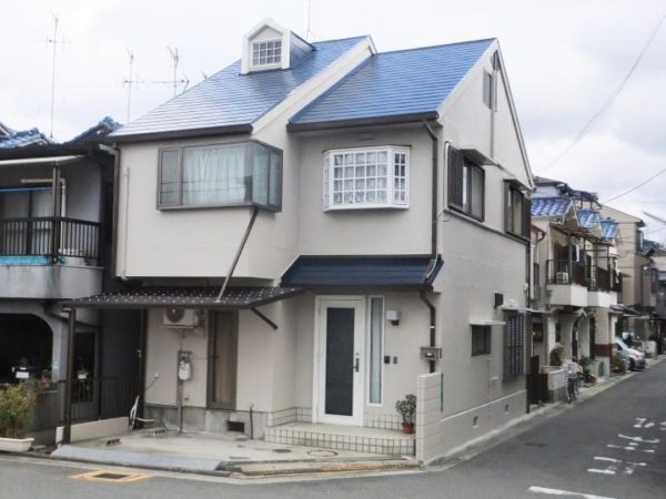 堺市西区　Ｆ様邸　外壁・屋根塗装塗替え工事