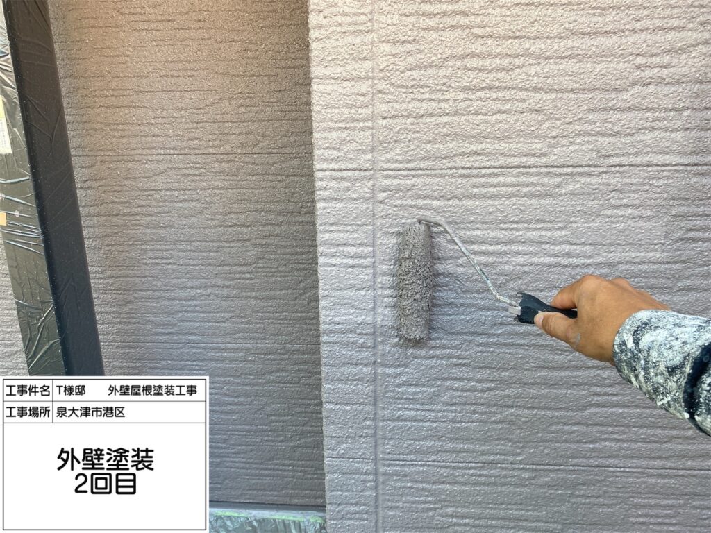 外壁（塗装２回目）