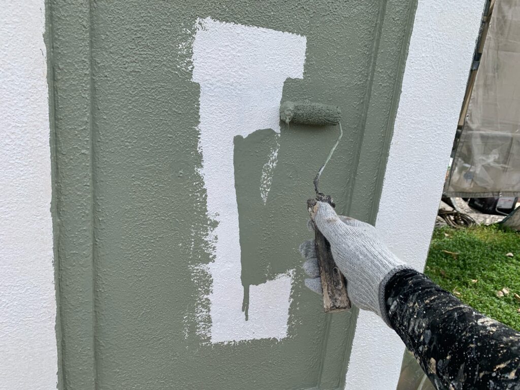 門柱（中塗り）