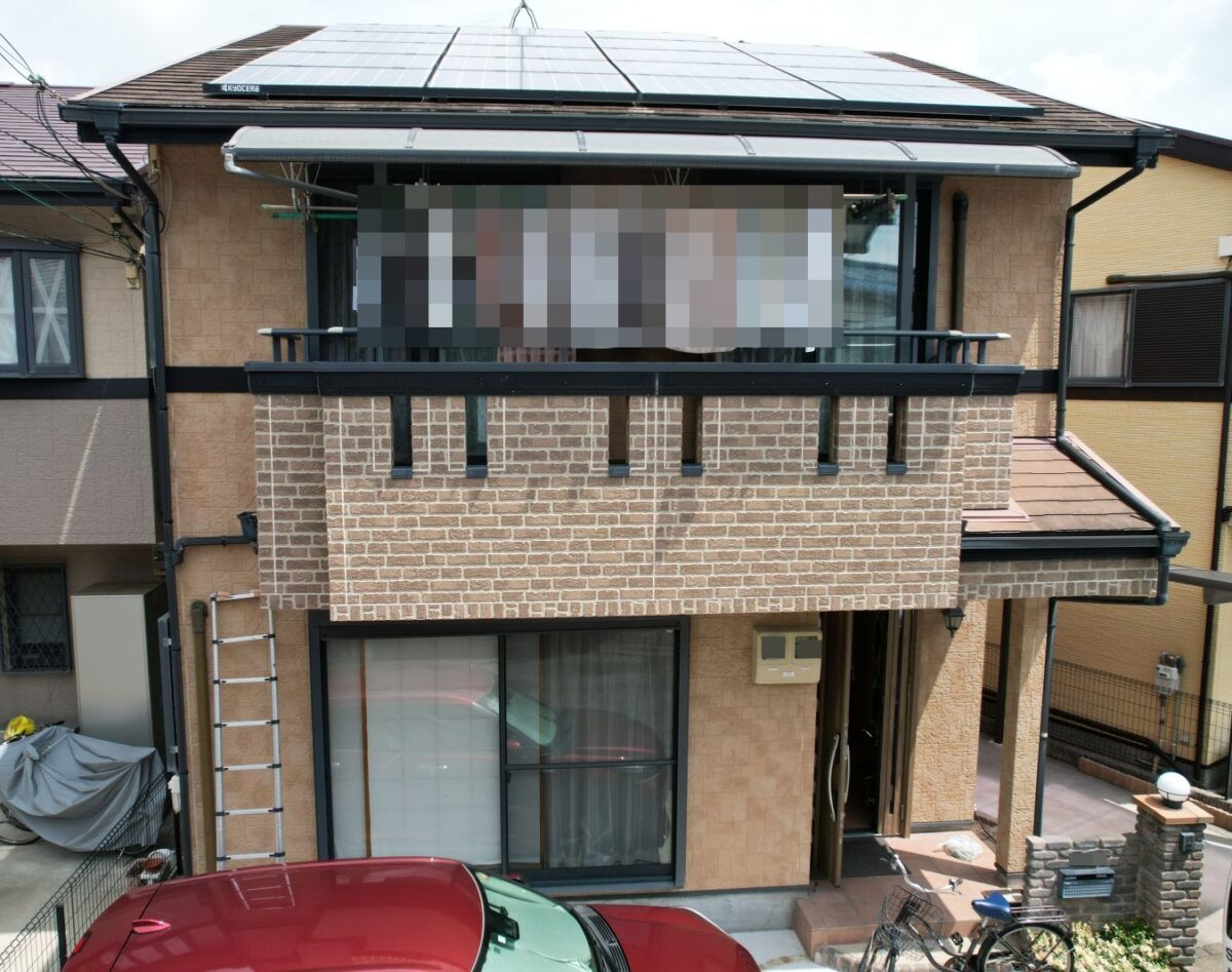 落ち着いたグレーで、家の印象がぐっとモダンに