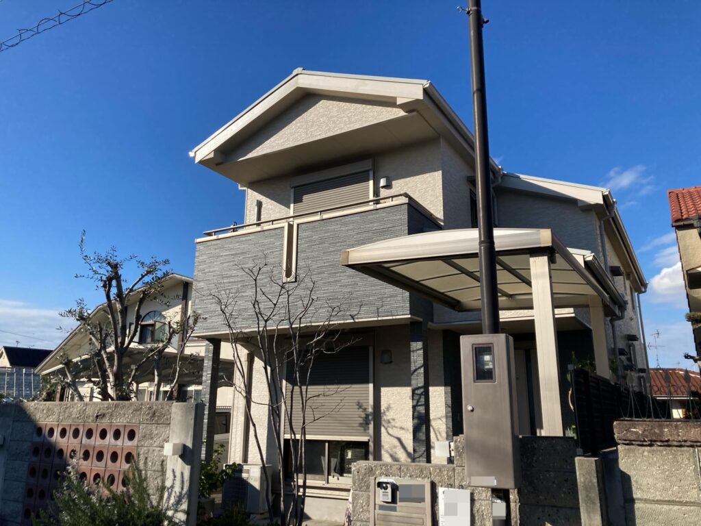 堺市東区　A様邸 外壁・屋根塗装事例　