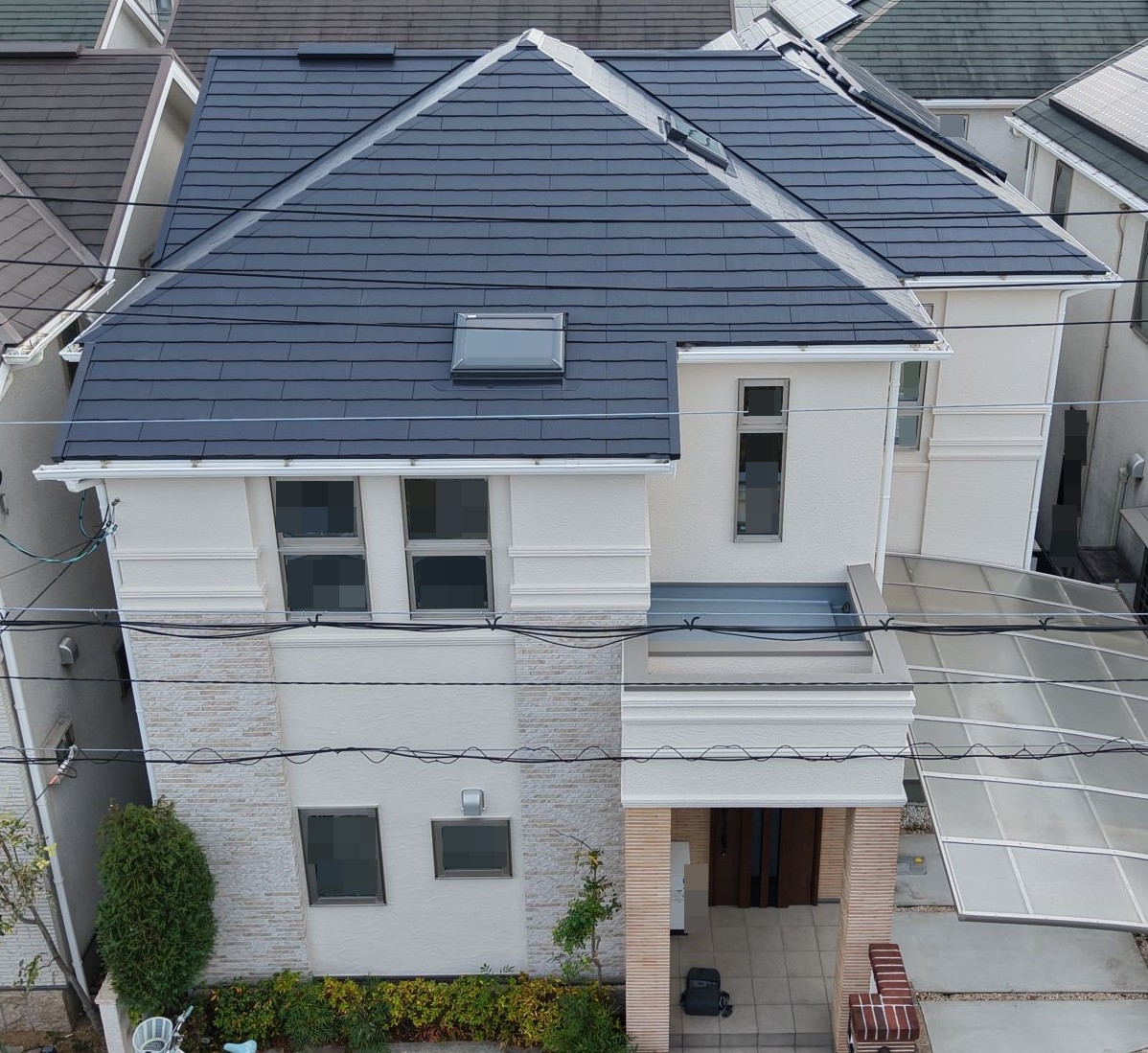 色替えで気分まで変わる、リフレッシュ外壁。