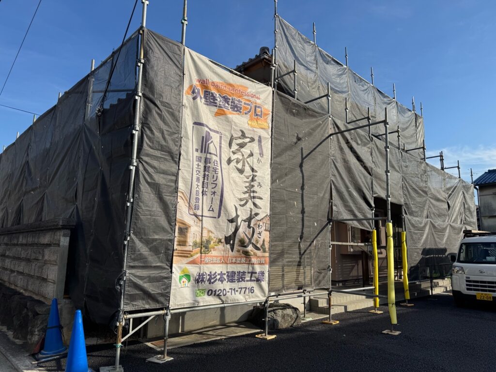 堺市　西区菱木　S様邸　外壁塗装工事