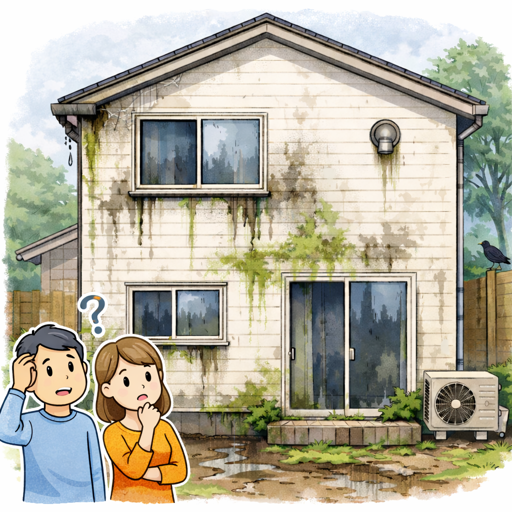 北面だけ汚れる家、実は“よくある”んです！　原因と対策をやさしく解説😉