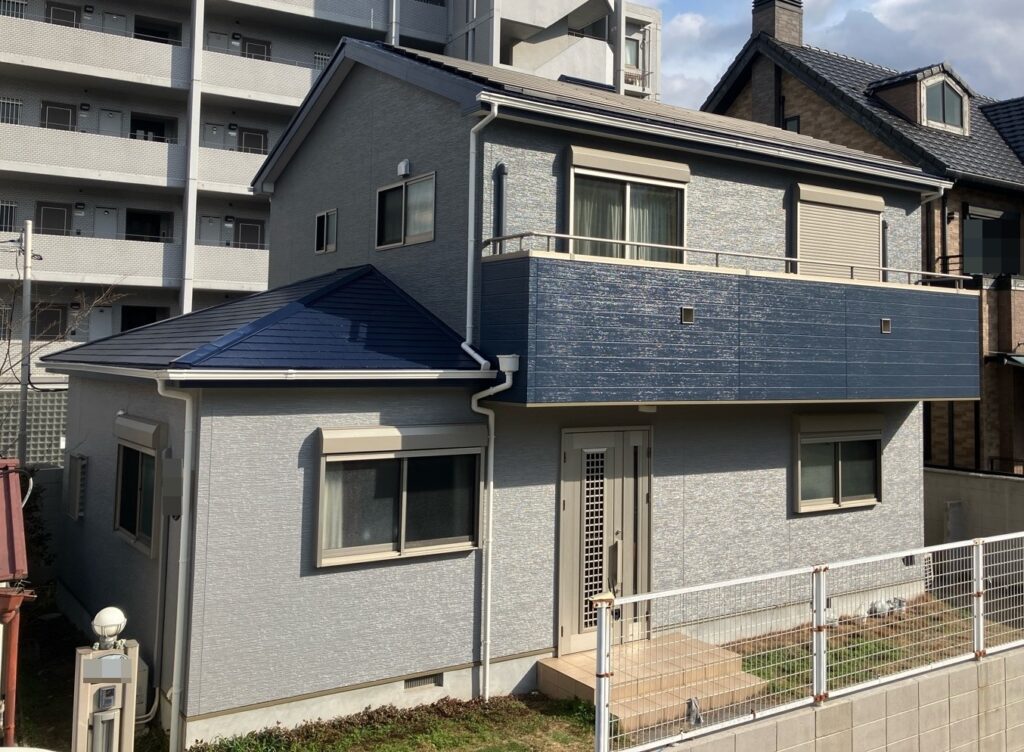 堺市西区浜寺諏訪森町西　I様邸 　外壁・屋根塗装事例
