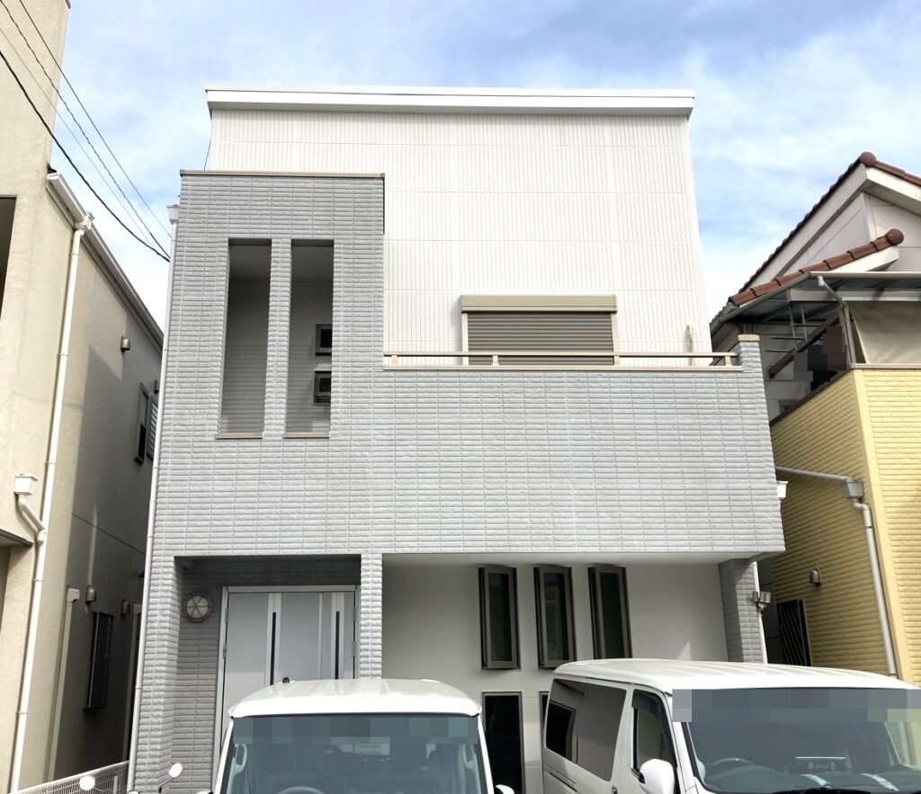 堺市西区浜寺船尾西　　Y様邸 外壁・屋根塗装事例　