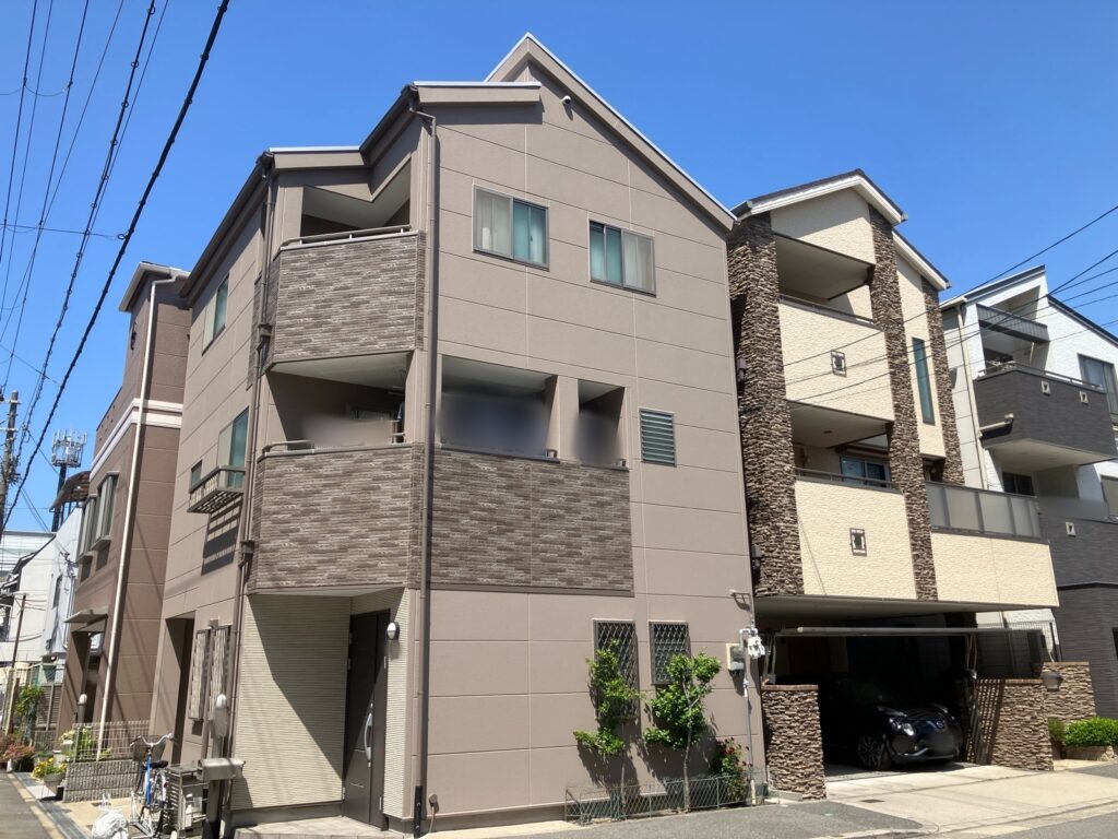 大阪市　大正区　T様邸 外壁・屋根塗装事例　