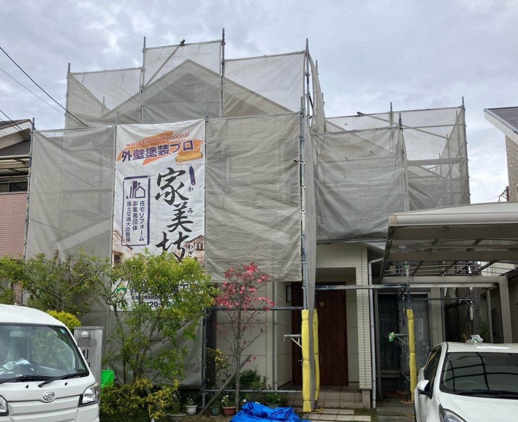 堺市南区畑　N様邸　外壁・屋根塗装工事