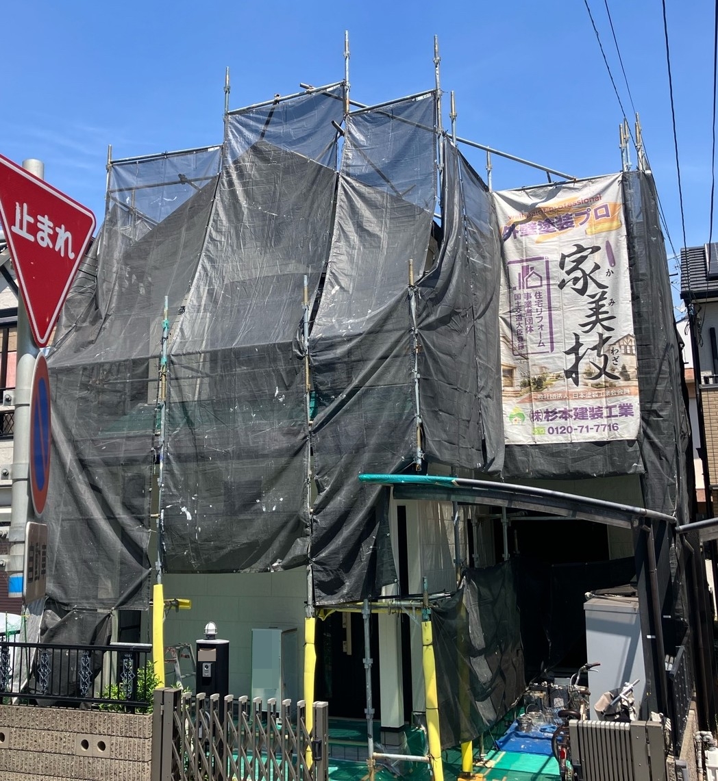 堺市西区津久野　N様邸　外壁・屋根塗装工事