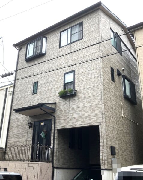 堺市中区毛穴町　K様邸 外壁塗装事例　