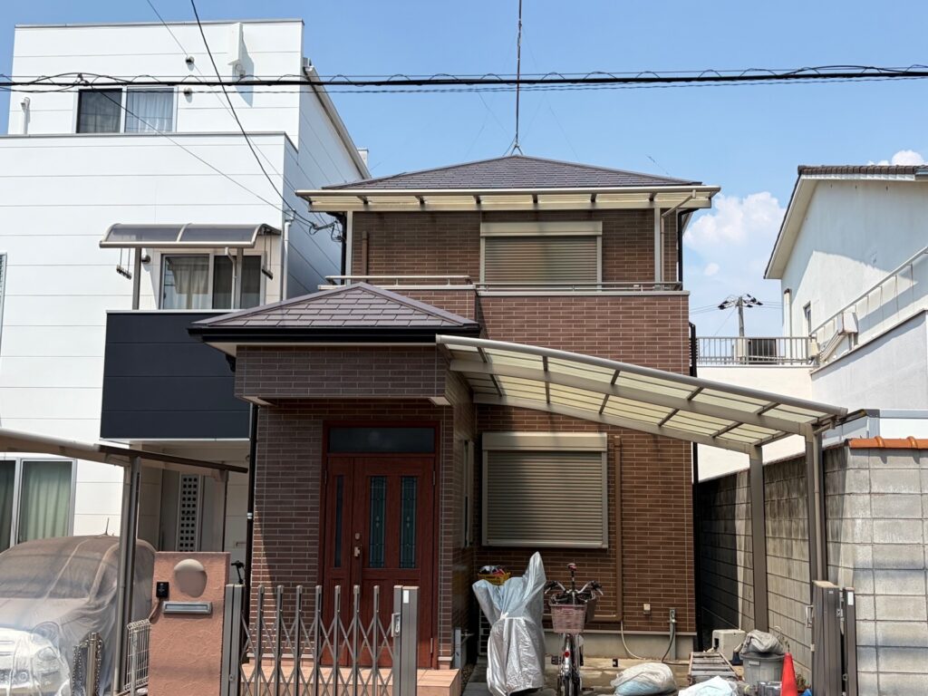 堺市堺区　U様邸 外壁・屋根塗装事例