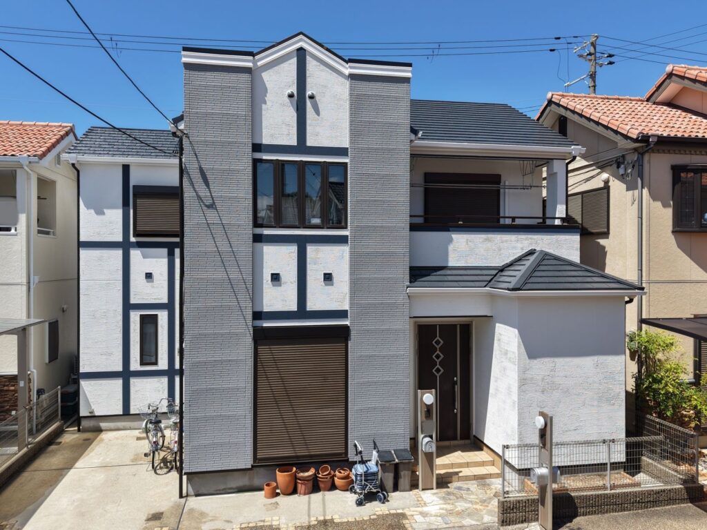 堺市中区八田北　Y様邸 外壁・屋根塗装事例　