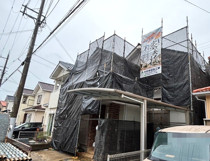 堺市中区八田北町　N様邸　外壁塗装工事