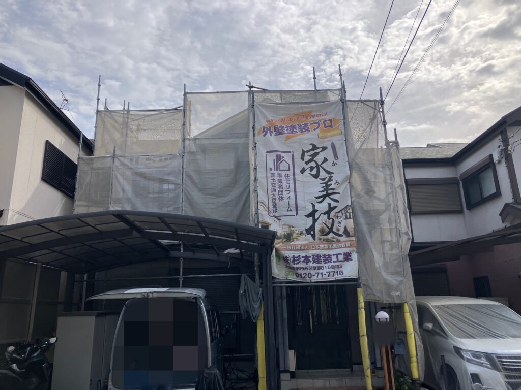 堺市東区土塔町　T様邸　外壁・屋根塗装工事